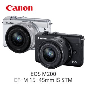 [캐논코리아 정품 중고]EOS M200(화이트/블랙)+EF-M15-45mm IS STM+16GB메모리 +가방 +필터 +카드리더기 +청소도구 +포켓융 +액정필름